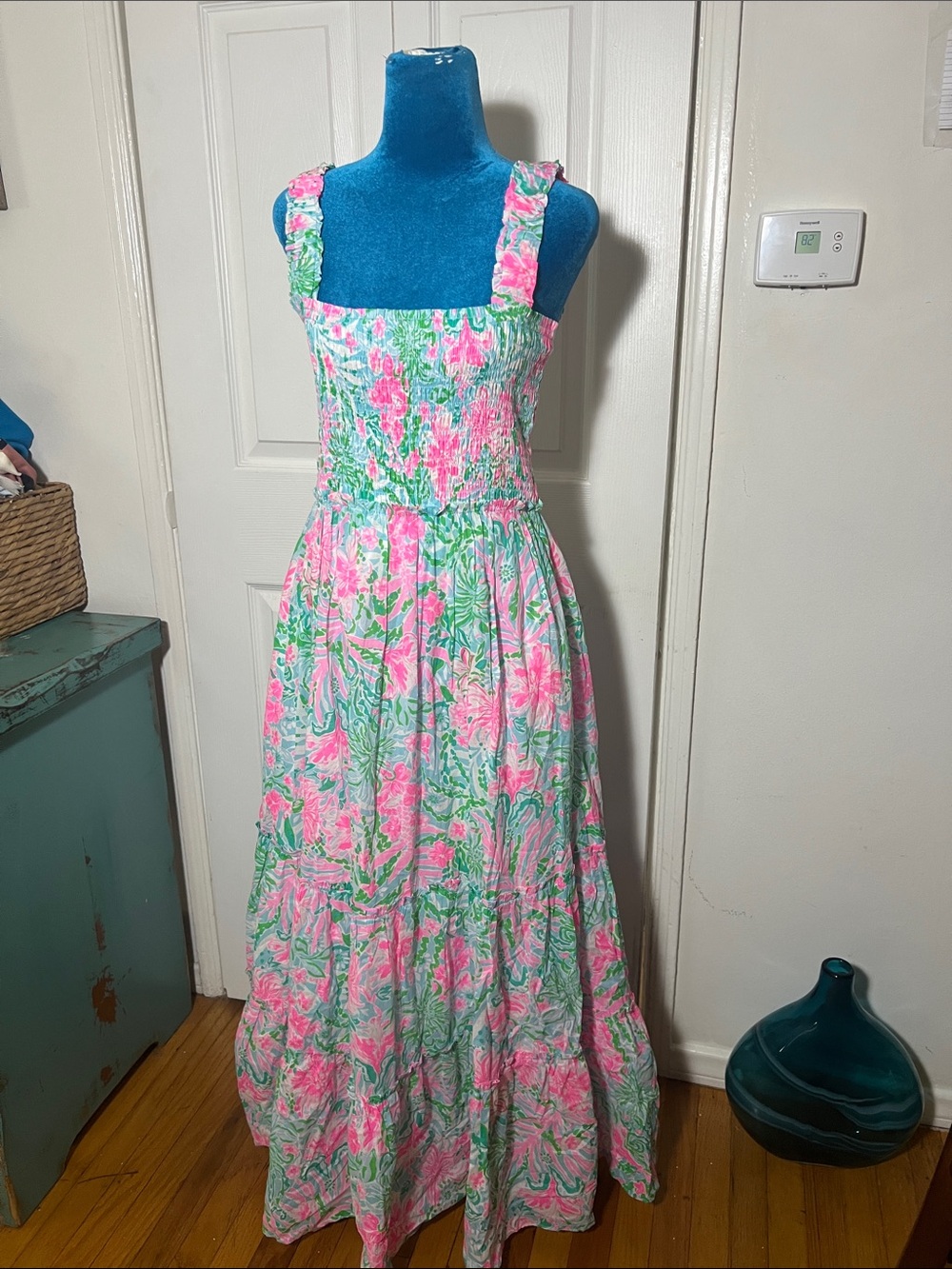 NWOT Lily Pulitzer Hadley Cotton Maxi Dress Women’s Large - Picture 3 of 7